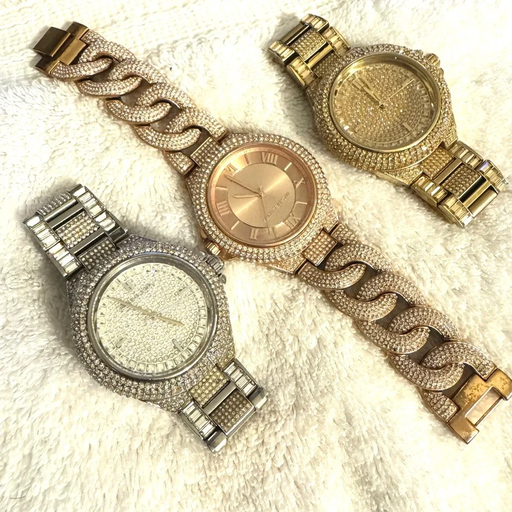 Michael Kors Swarovski watches Gold, Silver, and Rose Gold Watches sold separate - Picture 1 of 2